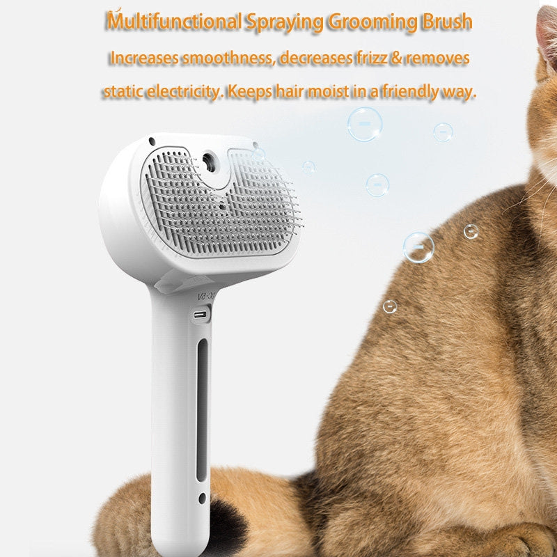 Dog Grooming Comb with Mist Spray