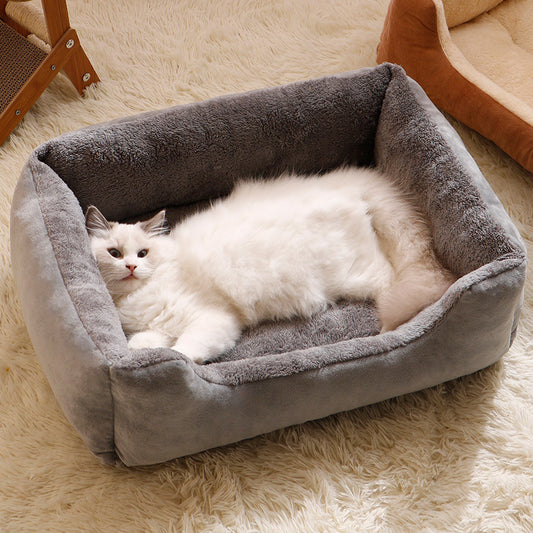 Soft Plush Dog Bed