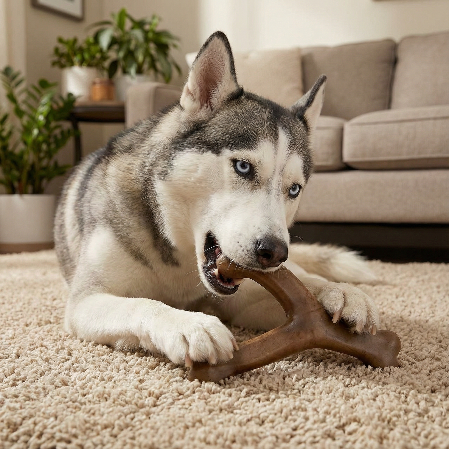 Chewing Toy With Bacon Flavor