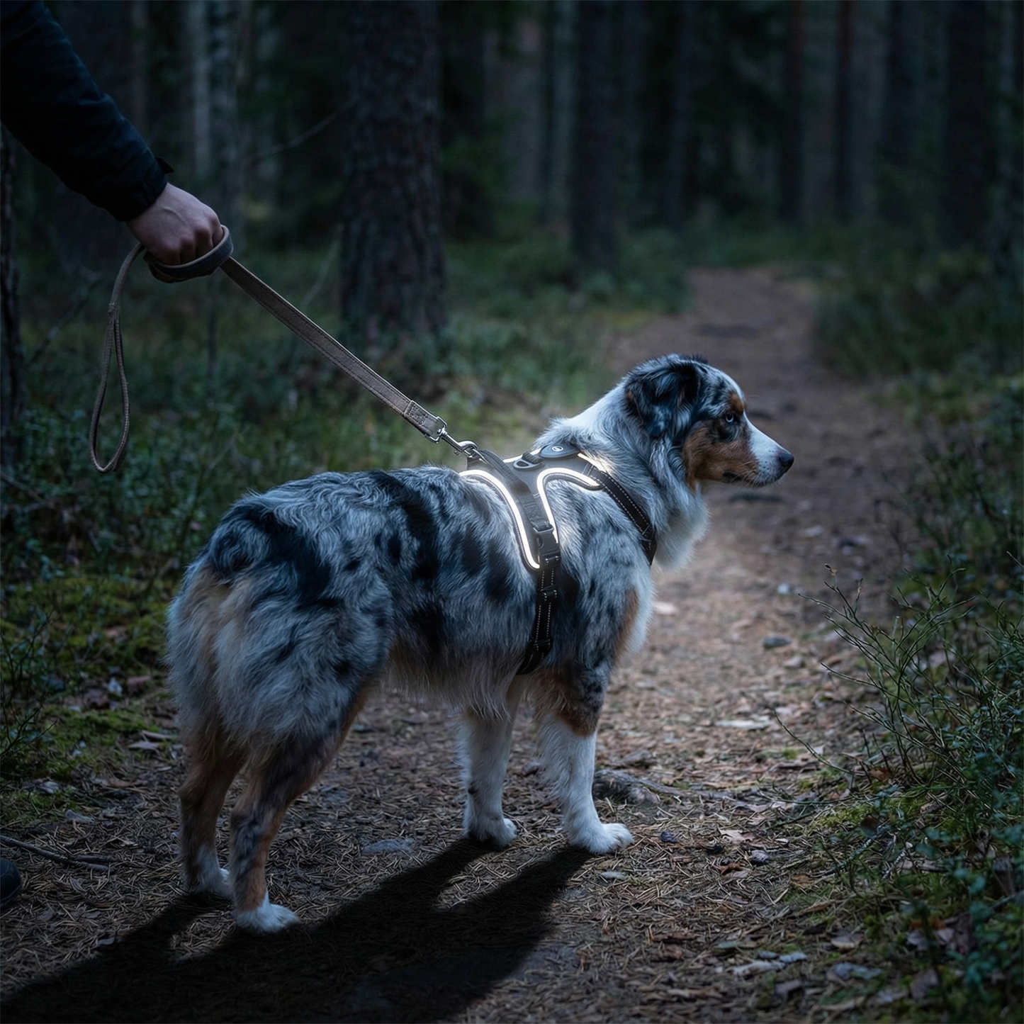 Luminous Reflective Dog Harness