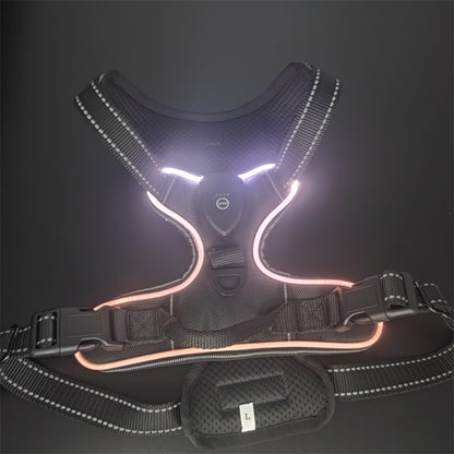 Luminous Reflective Dog Harness